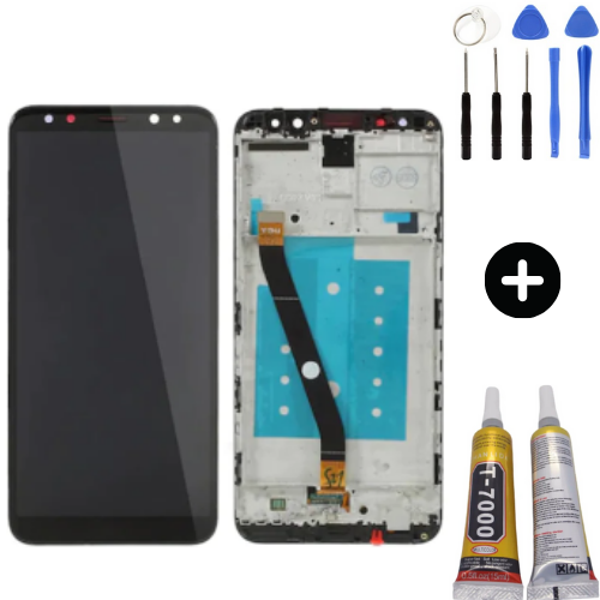 TE Huawei Mate 10 Lite Uyumlu Çıtalı Lcd Ekran Dokunmatik + Montaj Seti - Image 1
