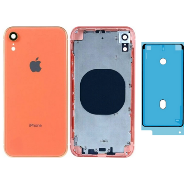  iPhone XR Uyumlu Boş Kasa Pembe + Sıvı Ve Toz Bandı - Image 1