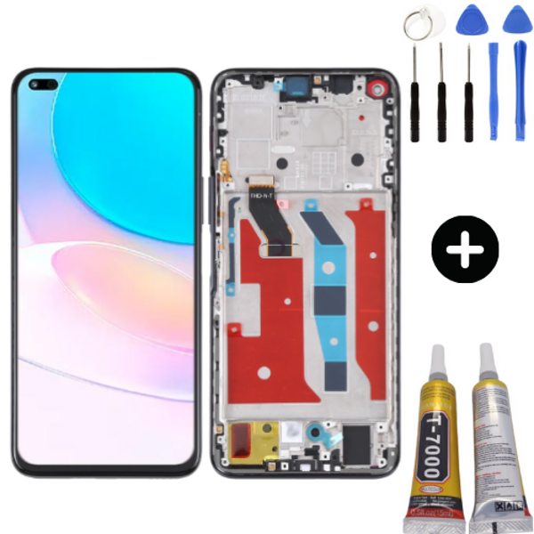 TE Huawei Nova 8İ Uyumlu Çıtalı A Kalite Lcd Ekran Dokunmatik  + Montaj Seti - Image 1