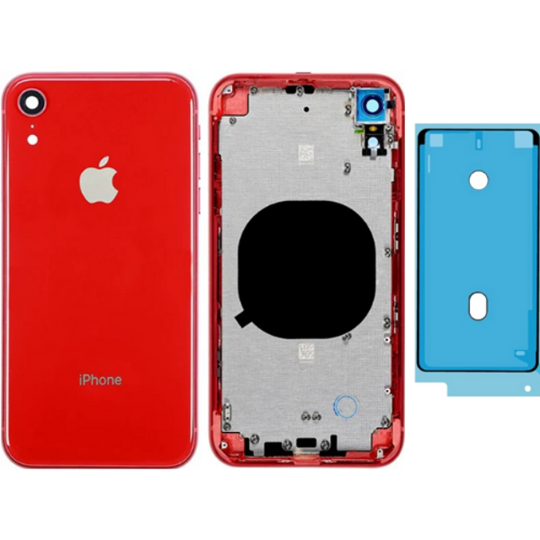  iPhone XR Uyumlu Boş Kasa Kırmızı + Sıvı Ve Toz Bandı - Image 1