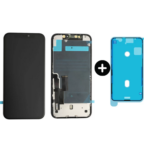  iPhone 11 Uyumlu İncell Lcd Dokunmatik Ekran + Toz Bandı                                    - Image 1