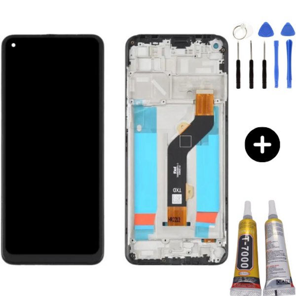 İnfinix Hot 10 Uyumlu Çıtalı OLED Lcd Ekran Dokunmatik + Montaj Seti - Image 1