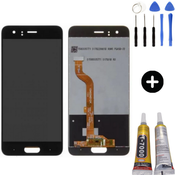TE Huawei Honor 9 Uyumlu Lcd Ekran Dokunmatik Siyah + Montaj Seti - Image 1