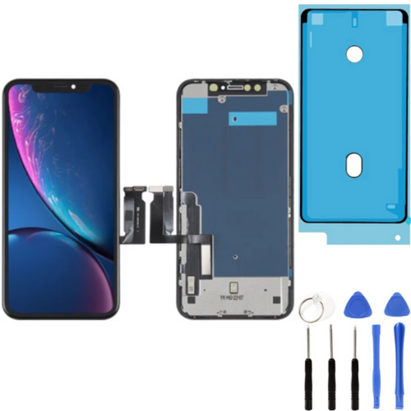  iPhone XR Uyumlu Servis Lcd Dokunmatik Ekran + Montaj Seti                                     - Image 1