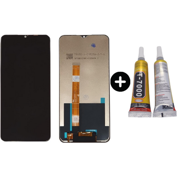TE Oppo A15 2020 HK Lcd Dokunmatik Ekran + B7000 - Image 1
