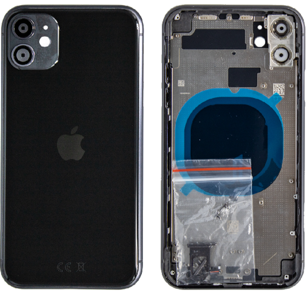  iPhone 12 Mini Uyumlu Boş Kasa Siyah - Image 1