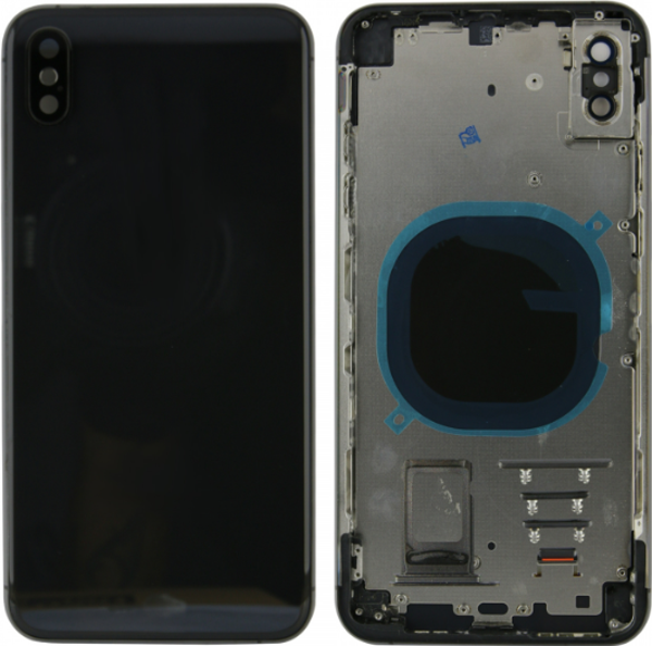  iPhone XS Uyumlu Boş Kasa Siyah         - Image 1