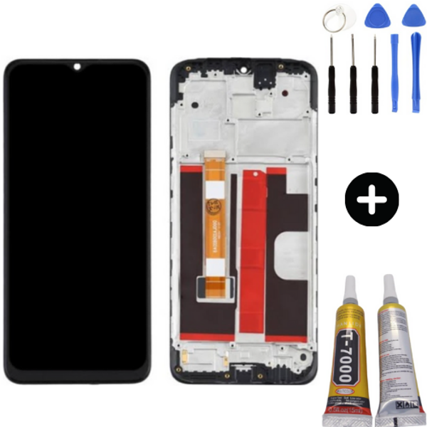 TE Oppo A9 2020 Çıtalı HK Lcd Dokunmatik Ekran + Montaj Seti - Image 1