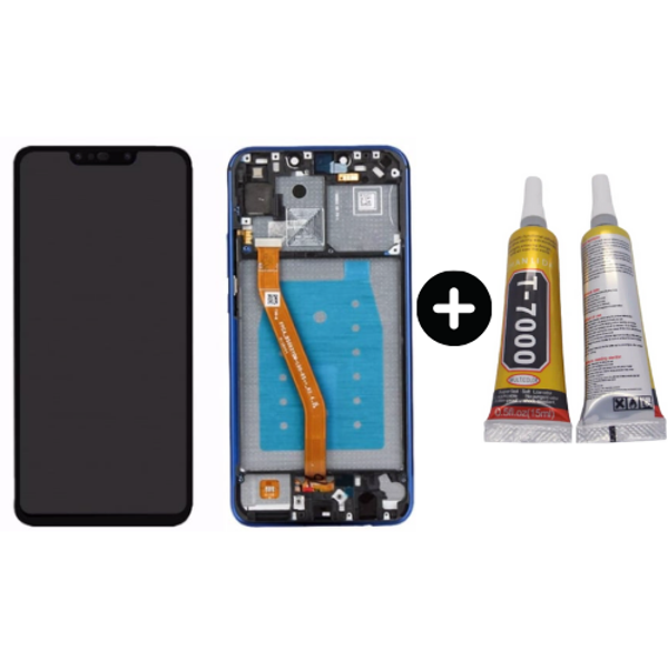 TE Huawei Nova 3İ Uyumlu Çıtalı HK Lcd Ekran Dokunmatik + B7000 - Image 1