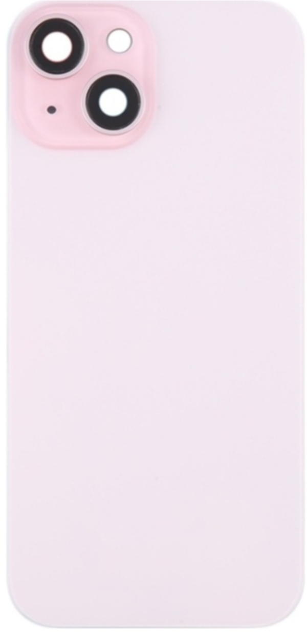  iPhone 15 Uyumlu Arka Pil Batarya Kapak Pembe - Image 1
