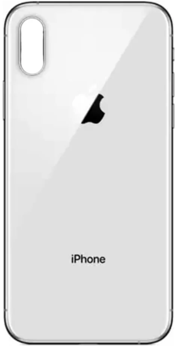  iPhone XS Uyumlu Arka Pil Batarya Kapak Beyaz    - Image 1