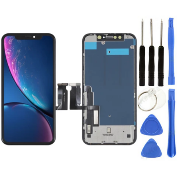  iPhone XR Uyumlu Cam Değişmiş Lcd Dokunmatik Ekran + Tamir Seti - Image 1