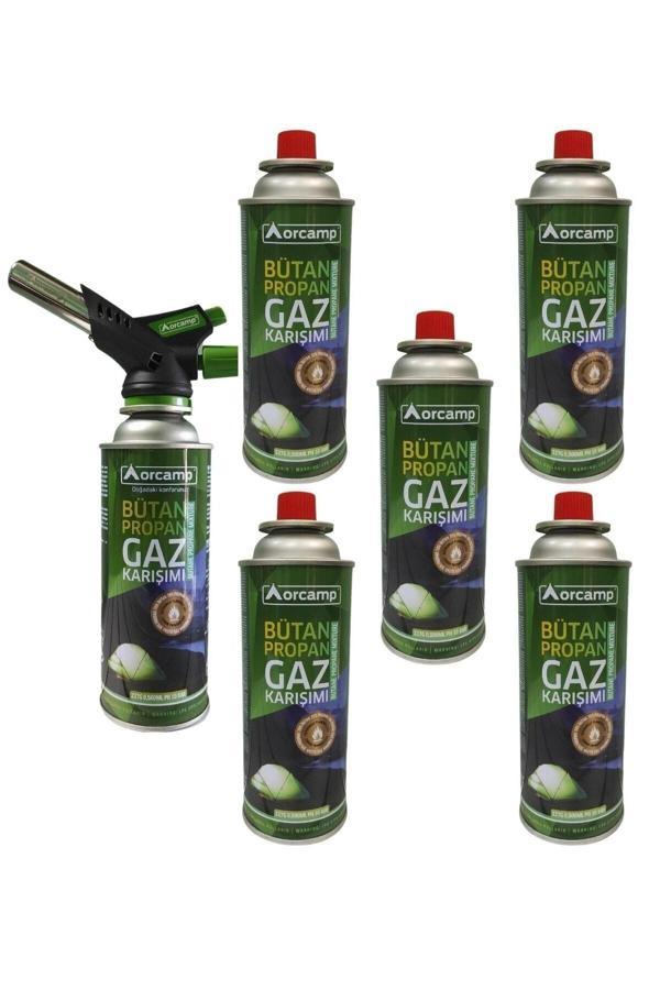 ORCAMP CX-500 Pürmüz Siboplu Gaz Kartuşu 227 GR 6 Adet - Image 1