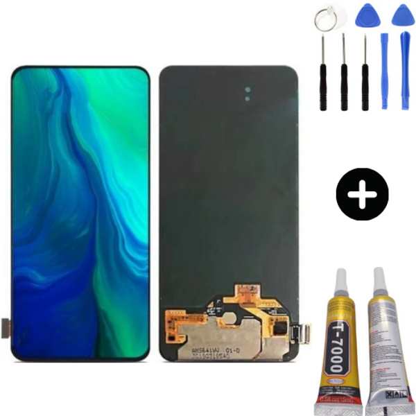 TE Oppo Reno 1 A Kalite Lcd Dokunmatik Ekran + Montaj Seti - Image 1