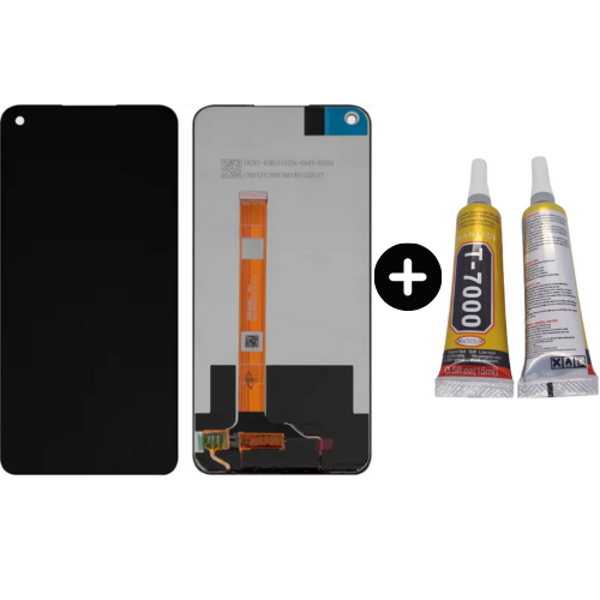 TE Oppo A54 2021 5G HK Lcd Dokunmatik Ekran + B7000 - Image 1