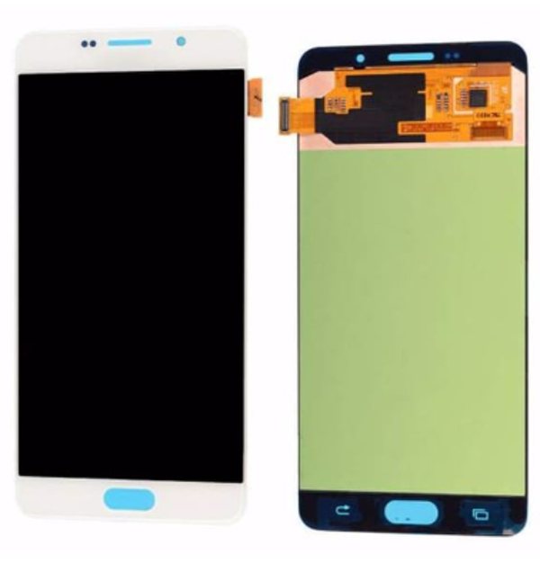 TE Samsung A7 2016 A710F Uyumlu A Kalite Lcd Ekran Beyaz - Image 1