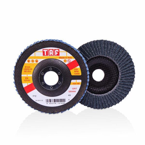 TAF Flap Disk ZİR-OKS 76ZI-60 K.115x22MM 60 Kum - Image 1