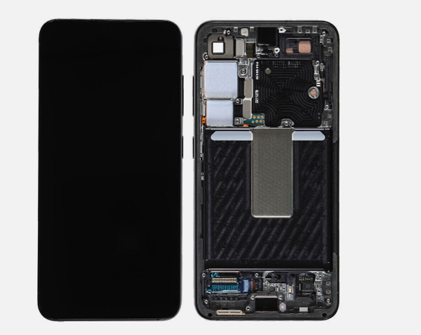 TE Samsung S23 S911 Uyumlu Çıtalı Lcd Ekran Servis Siyah - Image 1