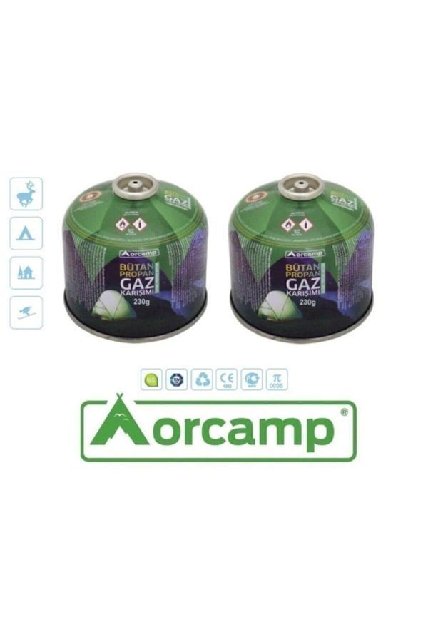 ORCAMP Gaz Kartuşu Tüp 230 GR 2 Adet - Image 1