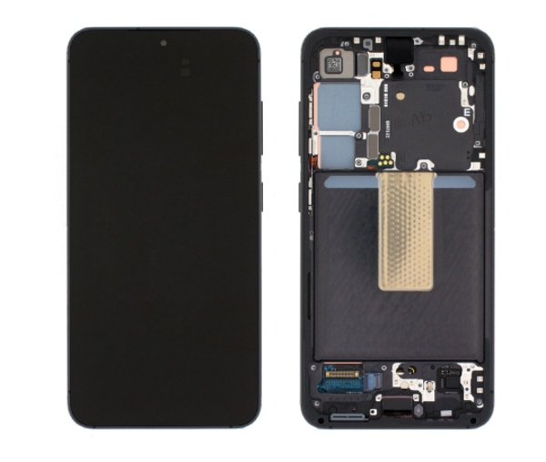 TE Samsung S23 Plus S916 Uyumlu Çıtalı Lcd Ekran Siyah - Image 1
