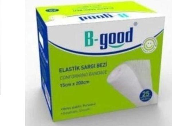 B-Good Elastik Sargı Bezi 15 Cm X 200 Cm 25 'Li - Image 1