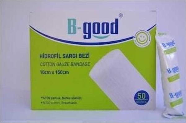 B-Good Hidrofil Sargı Bezi 10Cmx150Cm 50 Adet - Image 1