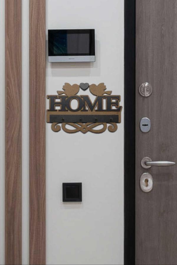 Ahşap Anahtar Askılığı Home Anahtarlık Dekoratif Anahtarlık Dekoratif Obje - Image 1