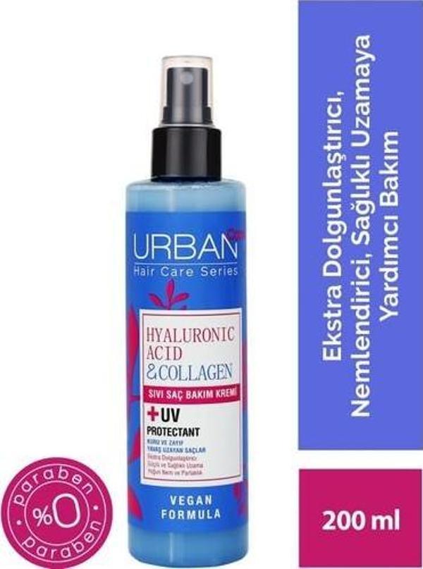 Urban Care Hyaluronik Asit& Kuru Ve Cansız Saçlara Özel Sıvı Saç Bakım Kremi-Vegan-200 Ml - Image 1