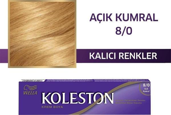 Wella Koleston Single Tüp Boya 8/0 Acik Kumral - Image 1