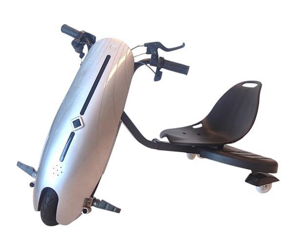 SmartStore Drift Car Elektrikli Kaykay Hoverboard Dirift Kar Cart Kart Scooter Bluetooth - GRİ - Image 1