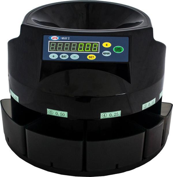 HTM Mill 2 Bozuk Para Ayrıştırma ve Sayma Makinesi (Yeni 5 TL Dahil) - Image 1