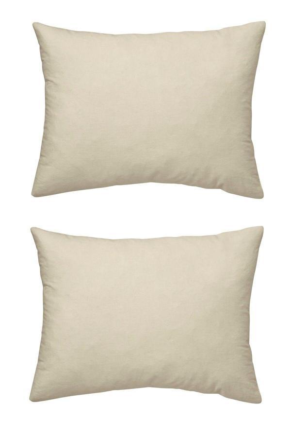 Maki Home Yüzde Yüz Pamuklu Bej İki Adet 50X70 Yastık Kılıfı Seti - Image 1
