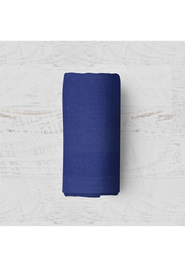 Maki Lacivert 160X200 Çift Kişilik Lastikli Çarşaf Takımı - Image 1