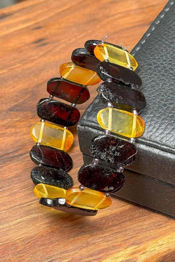 Çam Reçinesi Rolex Damla Kehribar Bileklik - Image 1