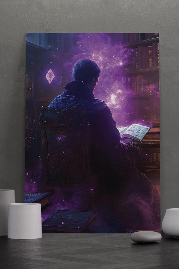 Doctor Strange Kütüphanesi Kanvas Tablo - Image 1