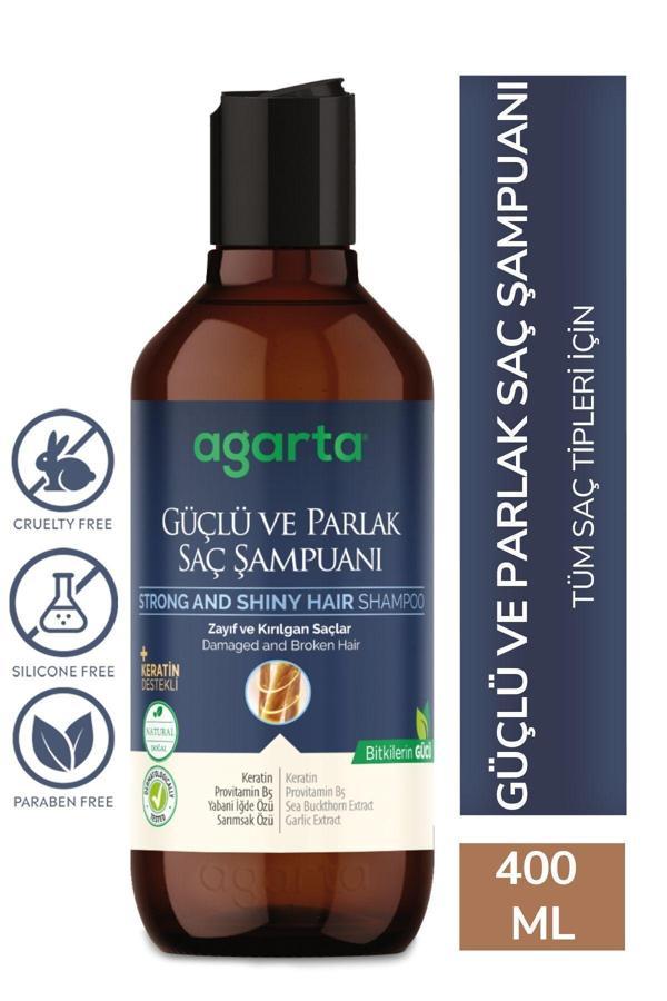 Agarta Doğal Şampuan Güçlü Ve Parlak Saçlar İçin 400 Ml - Image 1