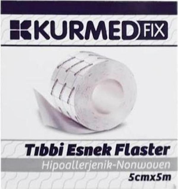 Kurmed Fix 5 Cm X 5 M Hipoalerjenik Tıbbi Esnek Flaster - Image 1
