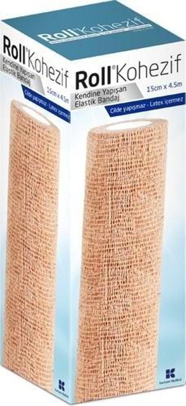 Roll Kohezif Koban Kendinden Yapışkanlı Bandaj 15Cmx4.5M - Image 1