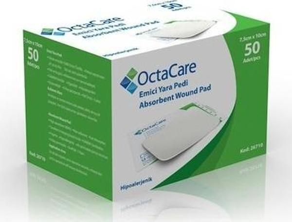 Octacare Steril Emici  Yara Pedi - 10Cm X 7,5Cm- 50 Li Kutu - Image 1