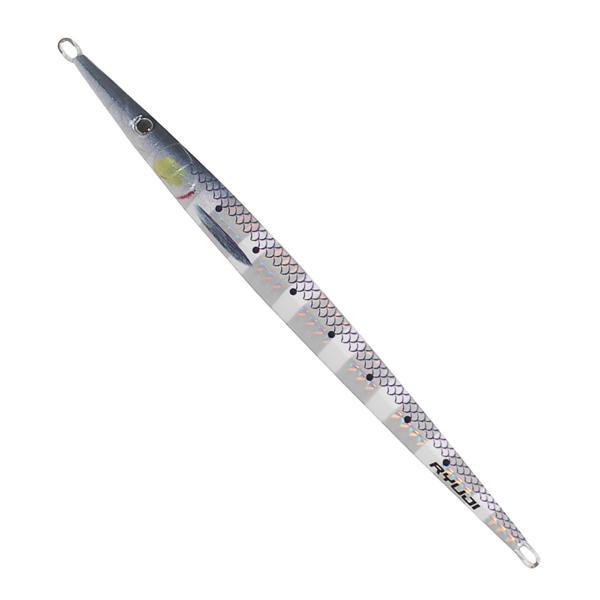 Ryuji Garfish 17cm 60gr Metal Jig Yem Zebra Glow - Image 1