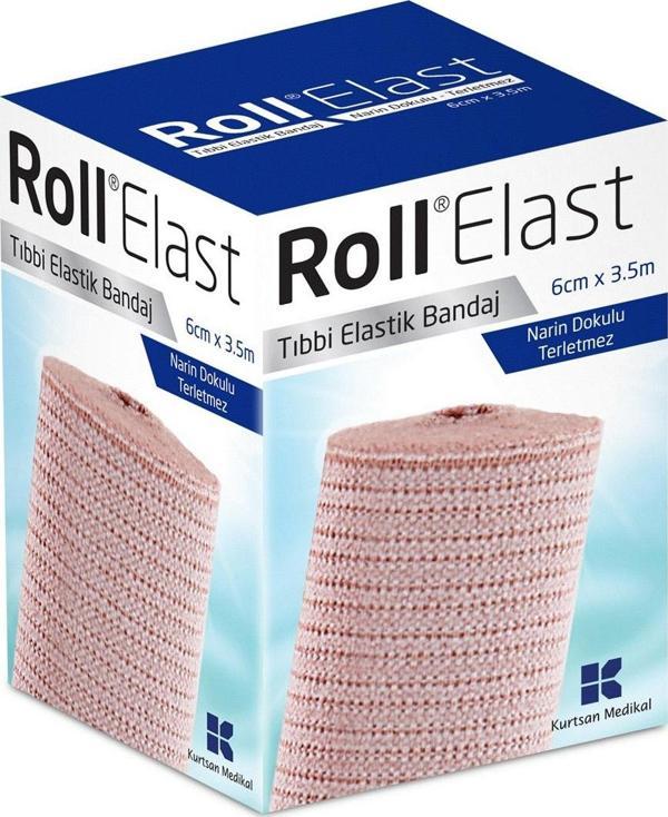 Elast Ten Rengi 6Cmx3.5M Tıbbi Elastik Bandaj - Image 1