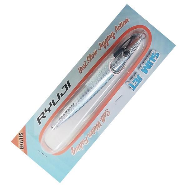Ryuji Slim Jet 8cm 20gr Metal Jig Yem Silver - Image 1