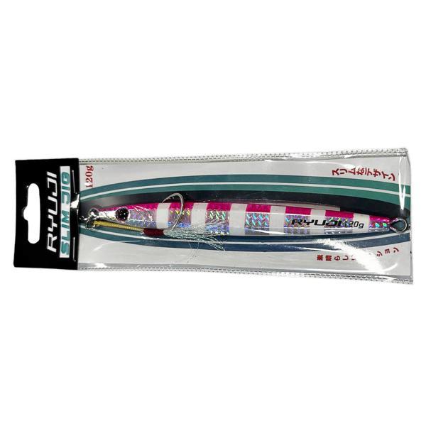 Ryuji Slim Jig 15.5cm 120gr Speed Jig Yem Pink Zebra Glow - Image 1