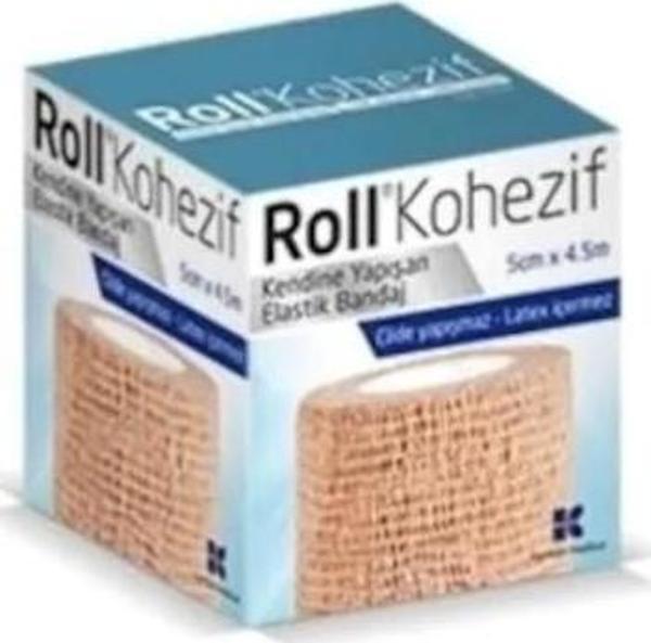 Roll Kohezif Koban Kendinden Yapışkanlı Bandaj 5 Cm X 4.5 M - Image 1