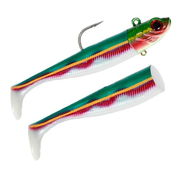 Seabor Deep Fake 17cm 150gr 2+1 Off Shore Silikon Yem Green UV - Image 1