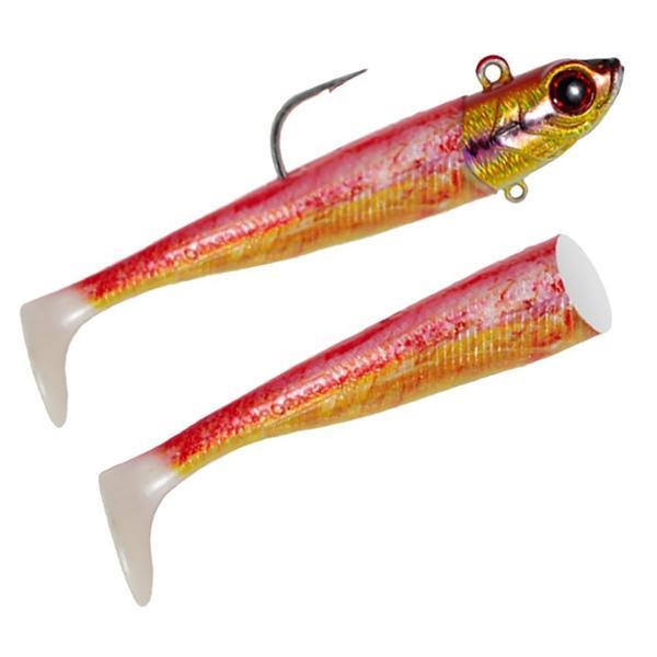Seabor Deep Fake 17cm 150gr 2+1 Off Shore Silikon Yem Red UV - Image 1