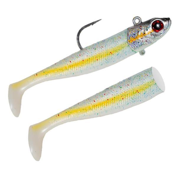 Seabor Deep Fake 17cm 150gr 2+1 Off Shore Silikon Yem White UV - Image 1