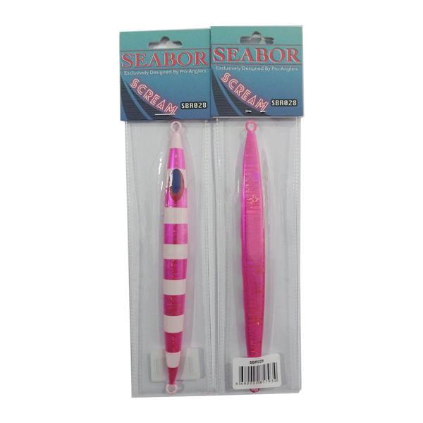 Seabor Scream 17.5cm 150gr Metal Jig Yem Pink Glow - Image 1