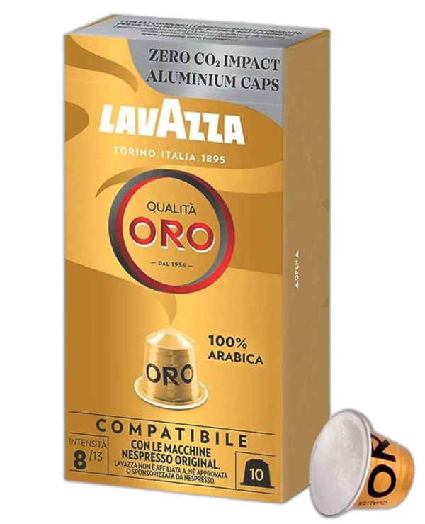 Lavazza Nespresso Uyumlu Qualita Oro Kapsül Kahve 10'lu - Image 1