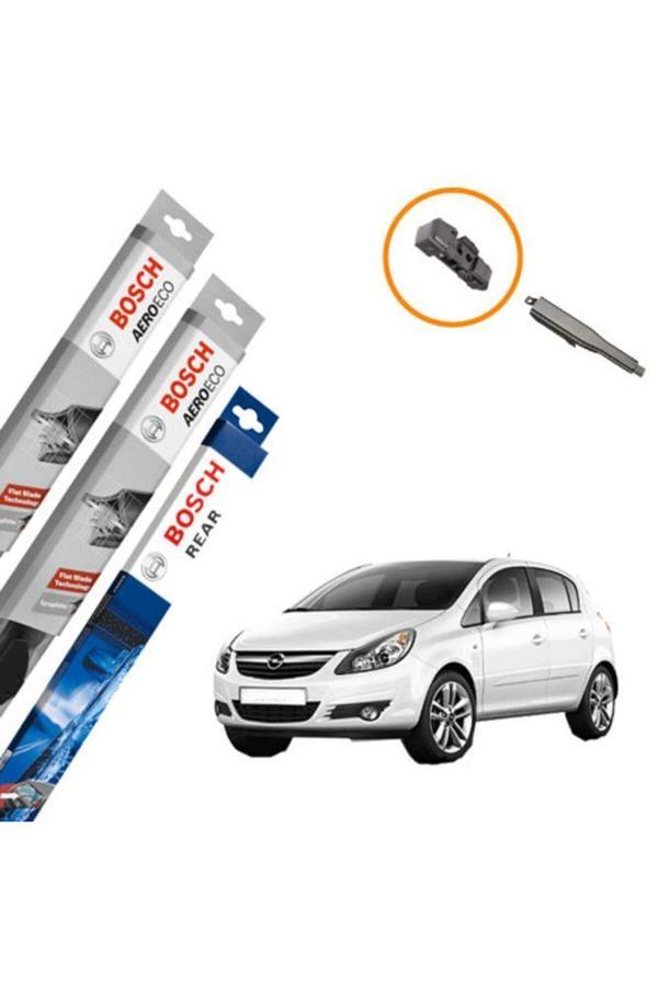 Opel Corsa Muz Silecek Takımı Ön Arka Aeroeco 2006-2015 - Image 1